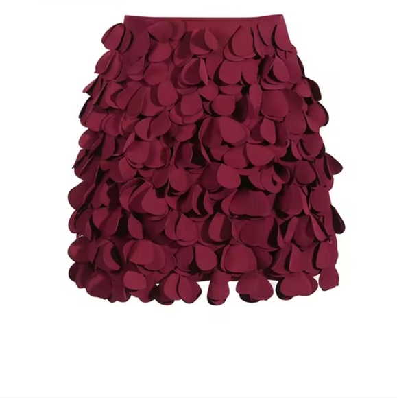Dresses & Skirts - Solid Spliced Disc Ball Skirts For Women High Waist Spliced Zipper Temperament